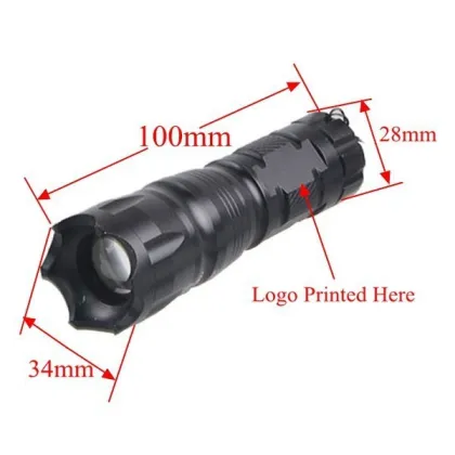 ALITE Flashlight Excellent Quality Flashlight Attack Head with Zoom Light