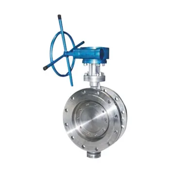Double Flange Triple Eccentric GR2 Titanium Butterfly Valve