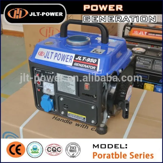 Portable small gasoline petrol generator DC output type 650w
