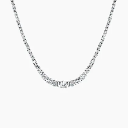 Elegant Lab Diamond Necklace by Tiffany & Co