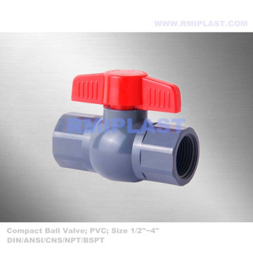 PVC Octagon Ball Calve Cond Npt NPT