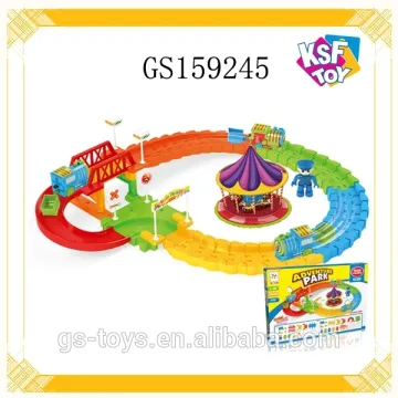 Plastic Slot Park Toy Connecting Building Blocks Toy
