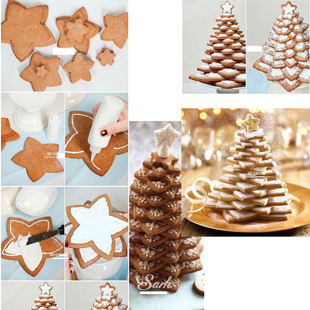 Plastic 10PCS 3D Star Cookie Cutter​