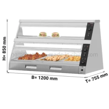 Curved Glass Electric Wholesale Buffet Food Warmer Food Warmer Buffet Server