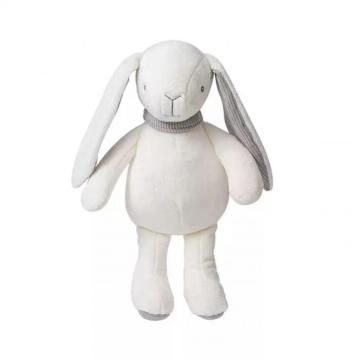 Regalo di compleanno di coniglio bianco bambini che dorme peluche giocattolo