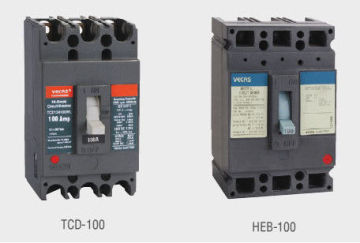 Low Voltage Fixed Molded Case Circuits Breaker , Electric Mccb Switch 380v 100 Amp