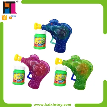 Plastic Friction Wholesale Bubble Gun With Light