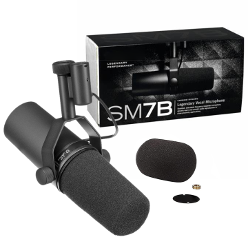 ポッドキャスティングとボーカル録音を強化するためのプロのSM7B Cardioid Studioマイク