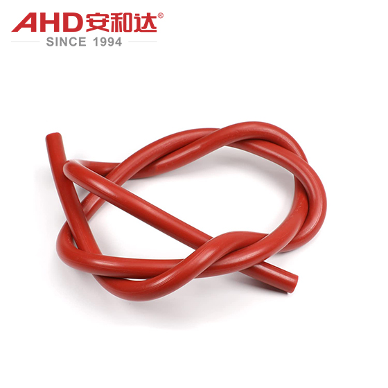Red Silicone Rubber Rod Twisting