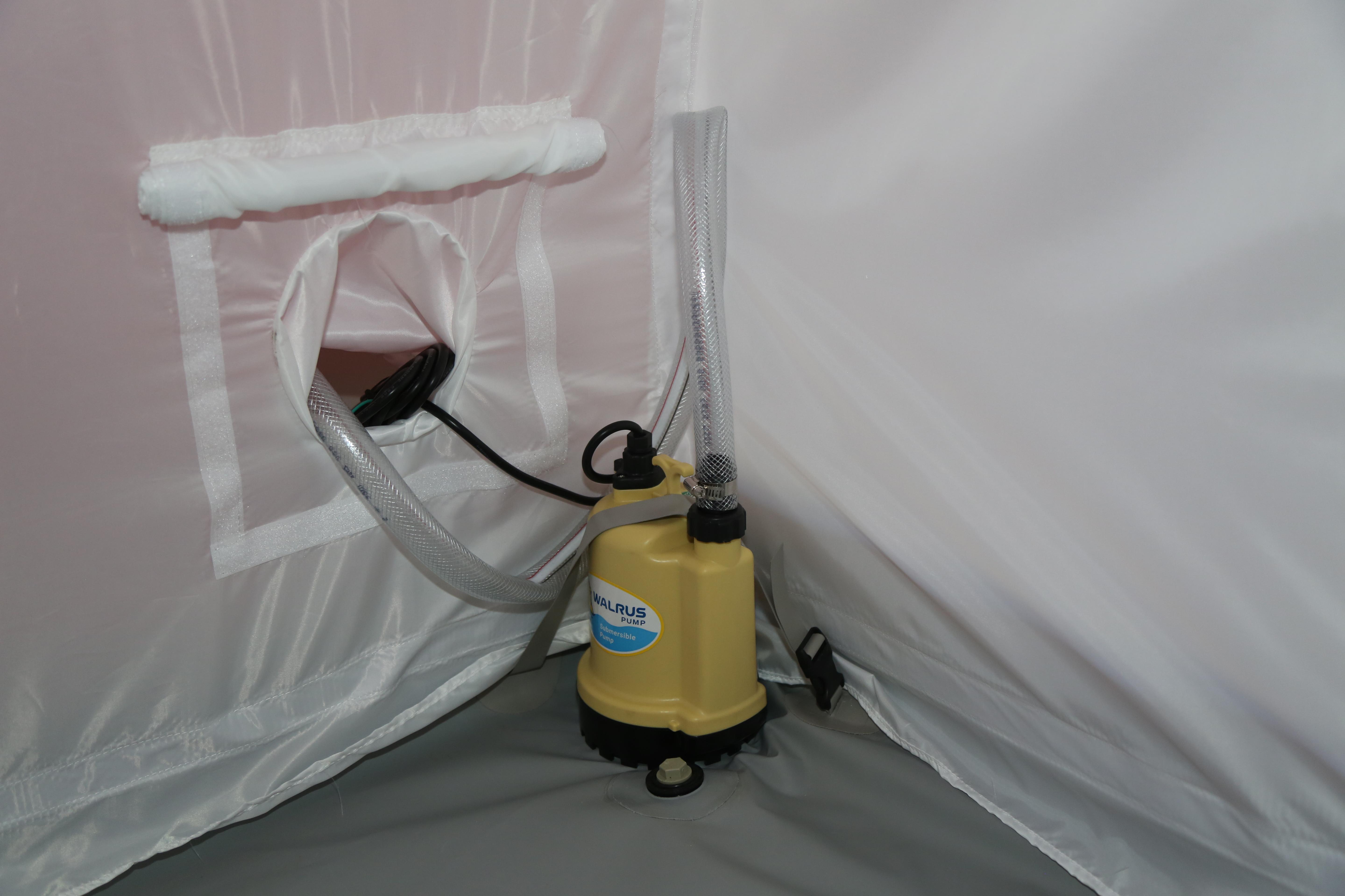 inflatable tent with Sewage pump