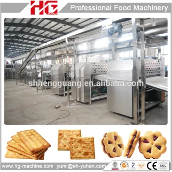 500 Kg per hour easy operation biscuit making machine