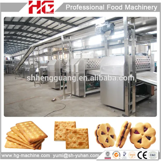 500 Kg per hour easy operation biscuit making machine