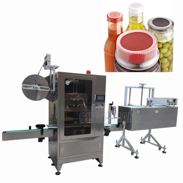 Automatic Spray Soy Sauce Jar Bottle PVC Cup Shrinking Machine - User-Friendly