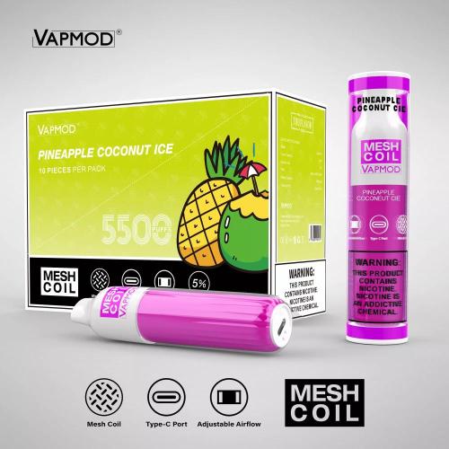 5500 Puffs Vapmod QD40-V2 Одноразовый вейп