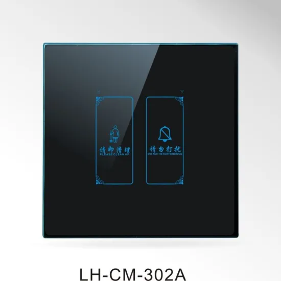 Electronic Doorplate With Led Backlight , Hotel Doorbell System