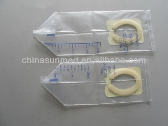 Paediatric urine collection bag