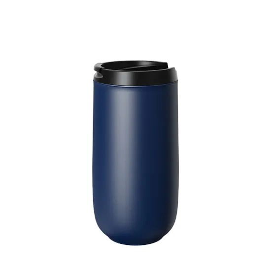 Luxury Reusable Ceramic Double Wall Insulated Travel Coffee Mug