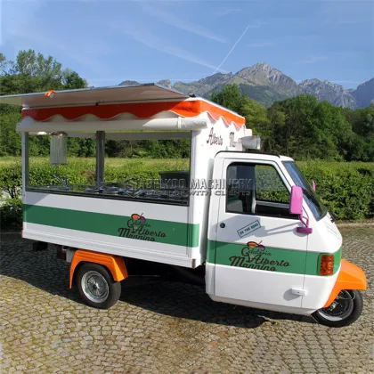 Belyoo Ape Piaggio Electric Tricycle Mobile Bar for Sale