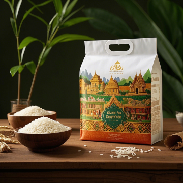 Custom Printed PE & PET Plastic Vacuum Bags for Agriculture - 500g to 5kg Stand Up Pouches