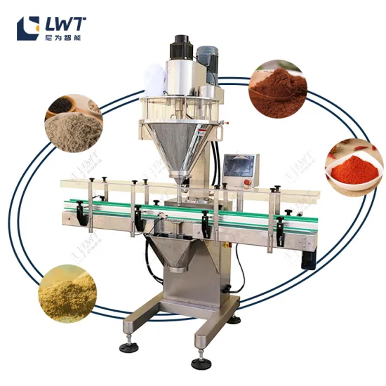 Automatic Screw Dry Powder Auger Filler and Weighing Machine for Powder Bottle Filling