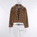 Custom Winter New Women's Plaid Sherpa Jacket Australia