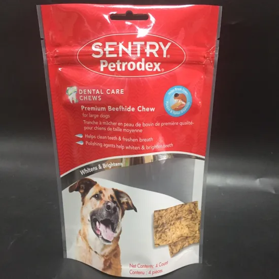 De-Metalized Zipper Pouch For Dog Food