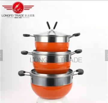 Simple Cooking Non Stick Kitchen Accessories Stainless Steel Pot Set