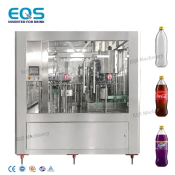 Automatic PET Bottling Machine for Carbonated Beverages with Gas Filling
