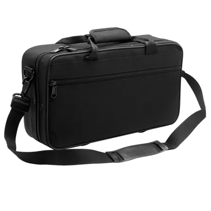 Musical Instrument Storage Bag Thickened Foam Clarinet Box Case with Handle Strap Anti-Dae and Storage Clarinet