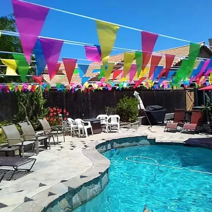 Sunshine Polyester String World Flags Bunting Banner