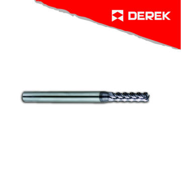 Carbide End Mill For General Purpose 4 Flutes Suqare Head Extra Length DG-4-EL
