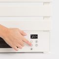 Calentador de toallas con ventilador inteligente