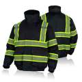 ANSI Hi Visibility Winter Jackets Waterproof Safety Jacket