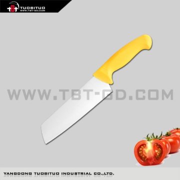 China kitchen utility knife with plastic color handle