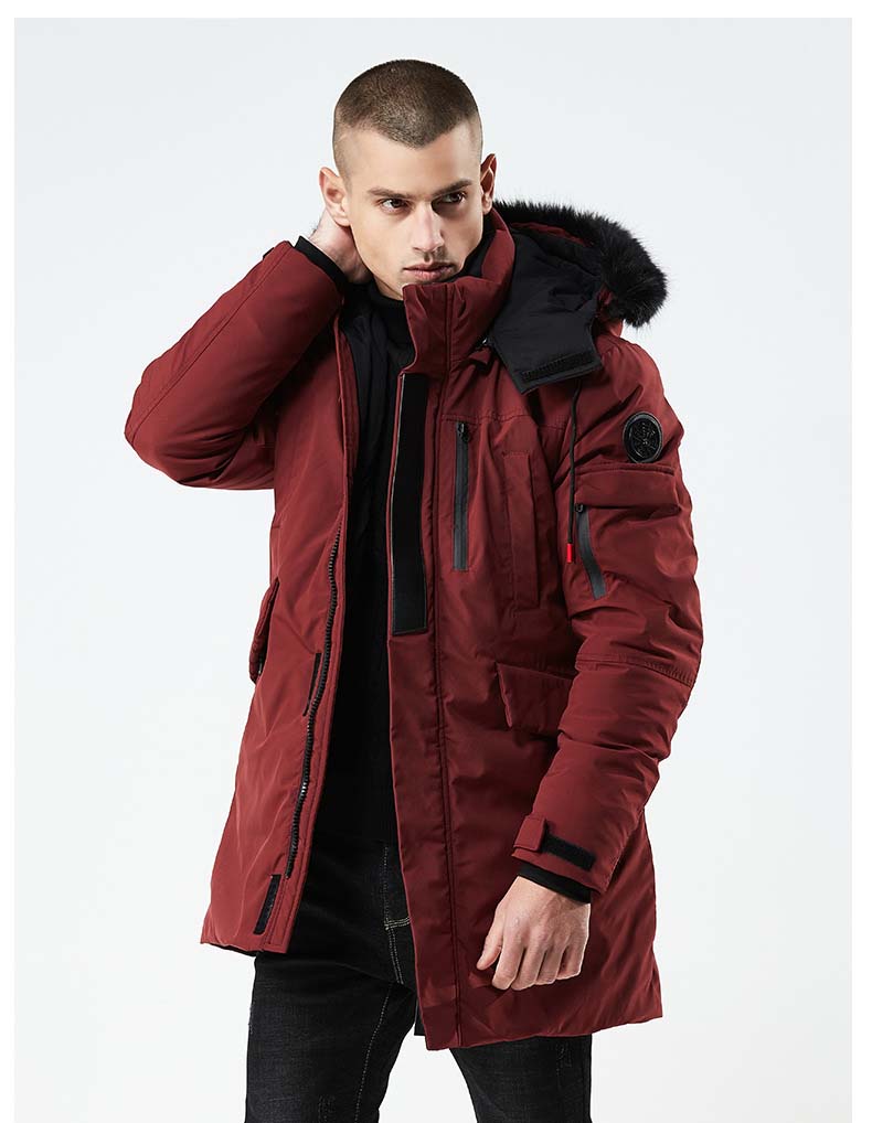 Manteau rembourré en coton personnalisé de haute qualité pour hommes