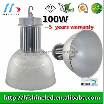 Bridgelux warm white outdoor 100w led light high bays