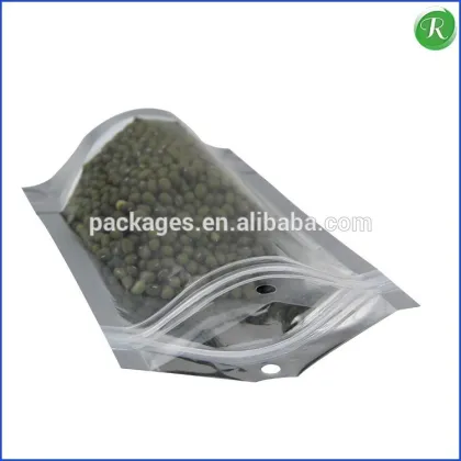 Hot sale one side clear aluminum foil yin yang bags for food packaging