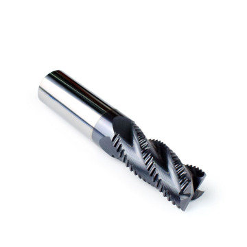 Hochwertiger D12 Festkarbid 4 Flöte raues Fräsendmühle für Stahl D12*30*75*D12