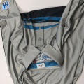 grey&black with blue streaks equestrian polo shirts