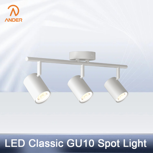 Refletor de haste tripla GU10 para iluminação estendida