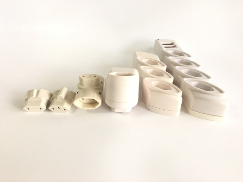 Extension socket customized plastic parts