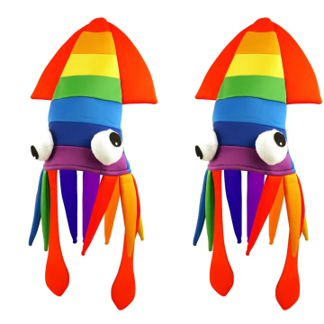 Unisex Adult Carnival Hat - Rainbow Parade Festival Hat