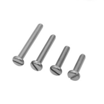 DIN85 Stainless Steel Slotted Pan Head Machine Screws