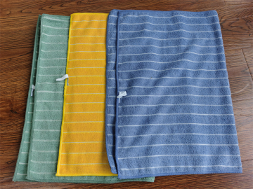 Kain pembersihan microfiber stripe