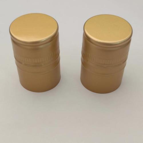 30x44mm Satin Gold Aluminum Screwcaps