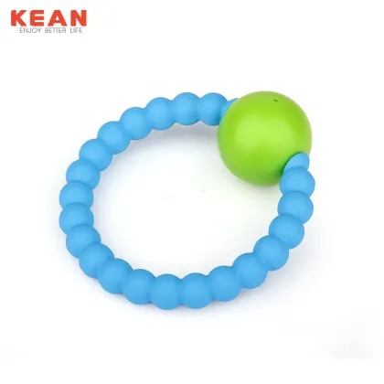 Wholesale Organic Baby Toys Sensory Baby Soothers Silver Baby Rattle