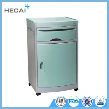 LS-4902 hospital bedside cabinet storage cabinet with wheel