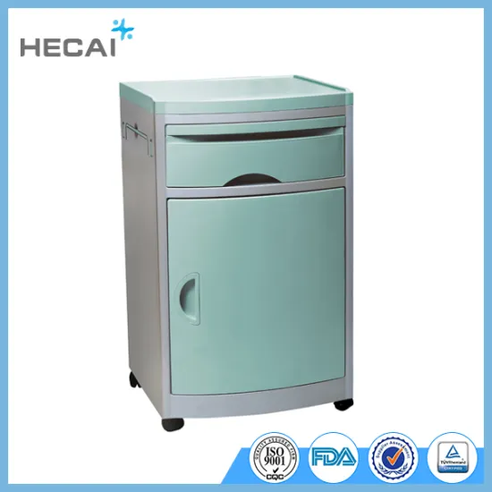 LS-4902 hospital bedside cabinet storage cabinet with wheel