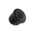 3V-24V IP67 16mm Black Waterproof Push Button