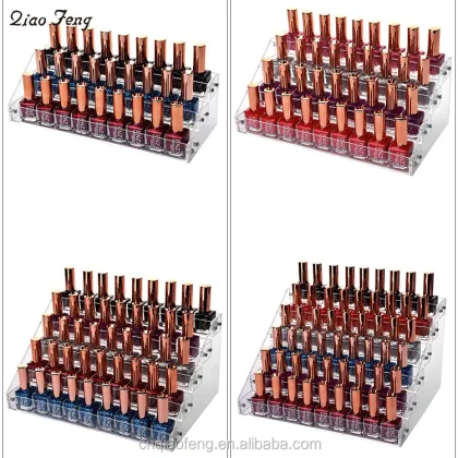 Essie Acrylic Makeup Organizer Nail Polish Display Stand